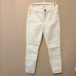 J. Crew Women's Off-White corduroy pants